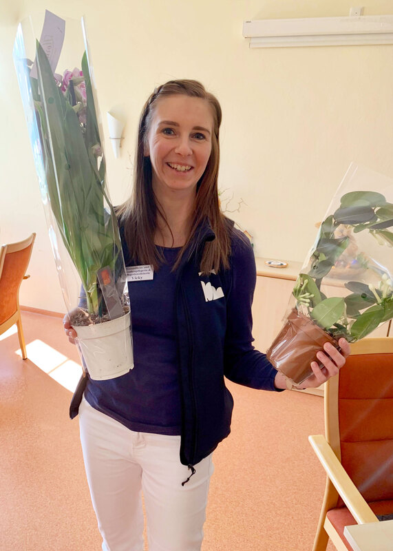 Brambor Pflegedienst Mitarbeiter Wertschätzung  Danke Blumen Rosswein 2020