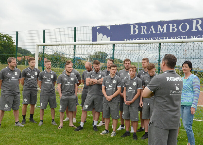 Brambor Pflegedienst Sponsor Männermannschaft RSV Fussball Rosswein
