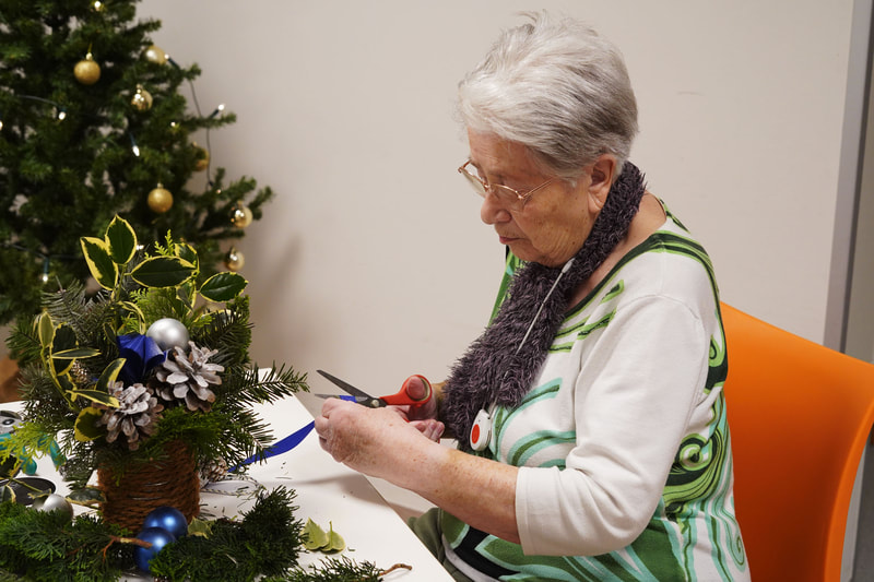 Brambor Pflegedienstleistungen kurzzeitpflege weihnachten klienten basteln anleitung