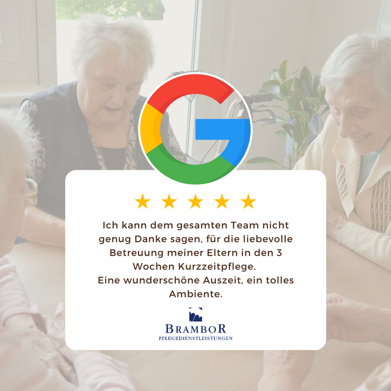 brambor pflegedienst google bewertung  feedback
