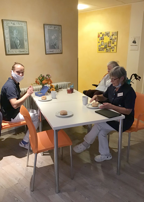 Brambor Pflegedienst Mitarbeiter Klienten Danke Aktion Engagement Betreutes Wohnen Roßwein Team