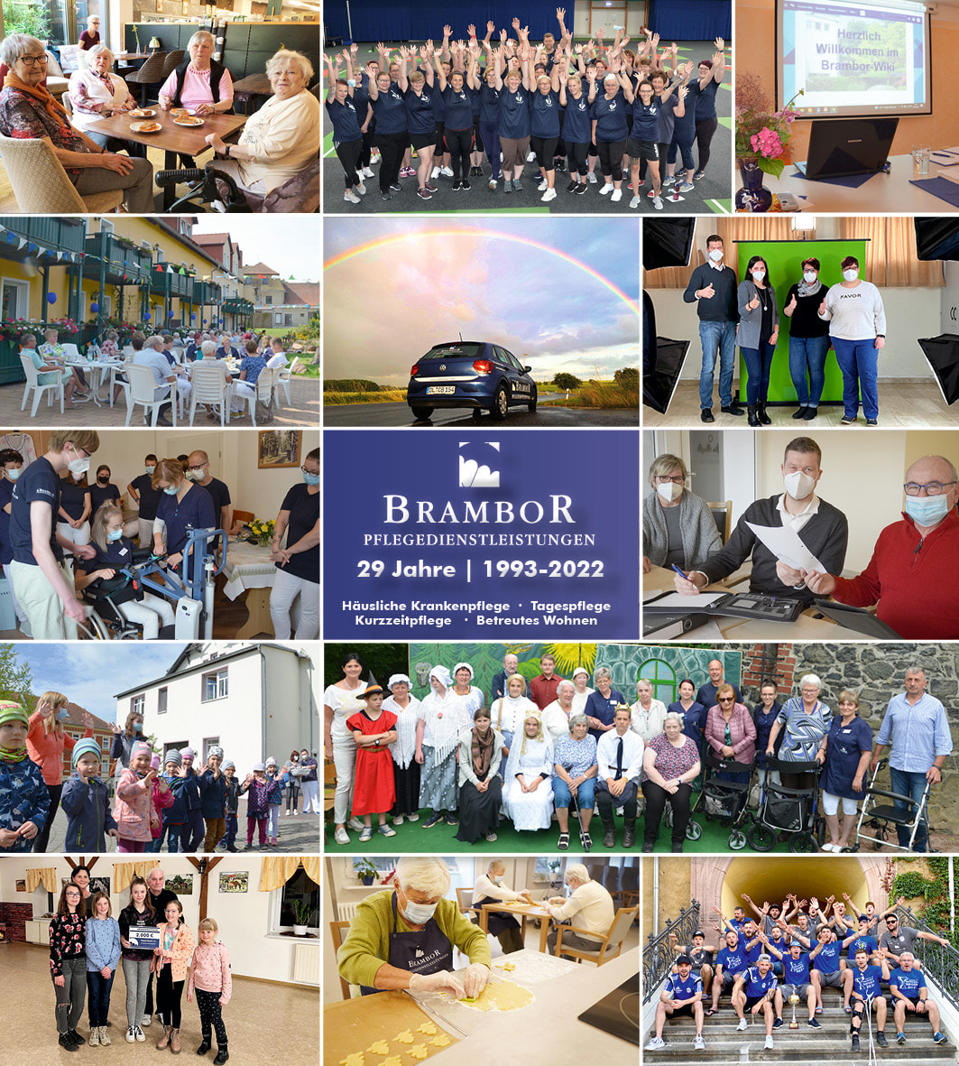 Brambor pflegedienst 2021 rueckblick mitarbeiter team kienten senioren