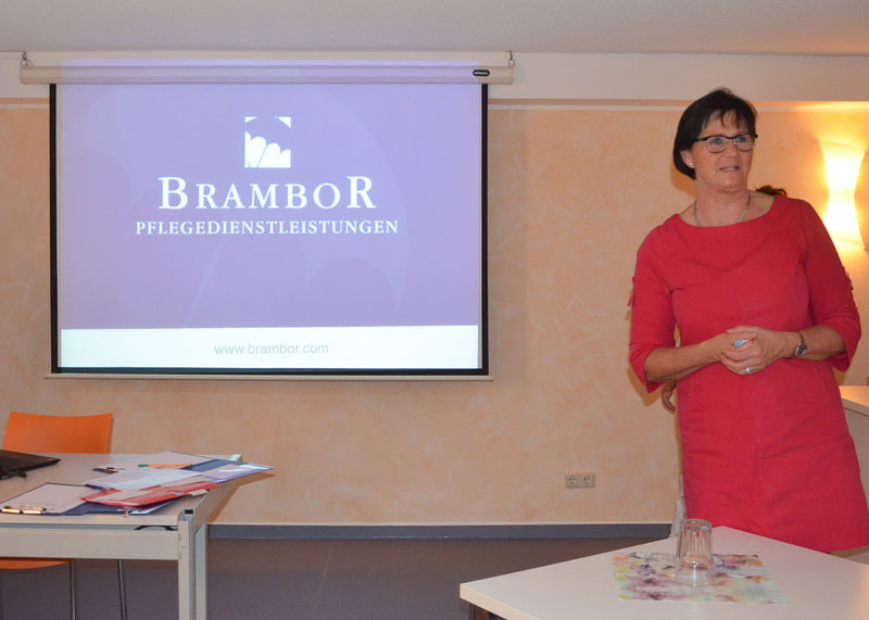Brambor Pflegedienst Mitarbeiter Weiterbildung Pflegedienstchefin Cornelia Brambor 2020