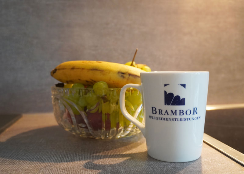 Brambor Pflegedienstleistungen Betreutes Wohnen Waldheim Einrichtung Objekte Tasse Brambor 