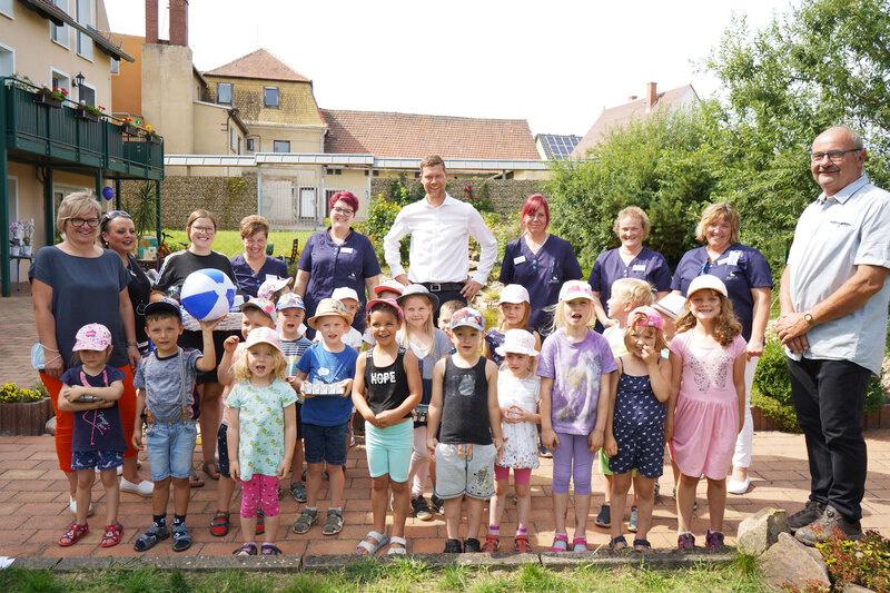 Brambor pflegedienst betreutes wohnen ostrau sommerfest 2021 Kindergarten Ostrau