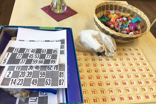 brambor pflegedienst tagespflege zur sonne doebeln klienten spiele gemeinschaft bingo