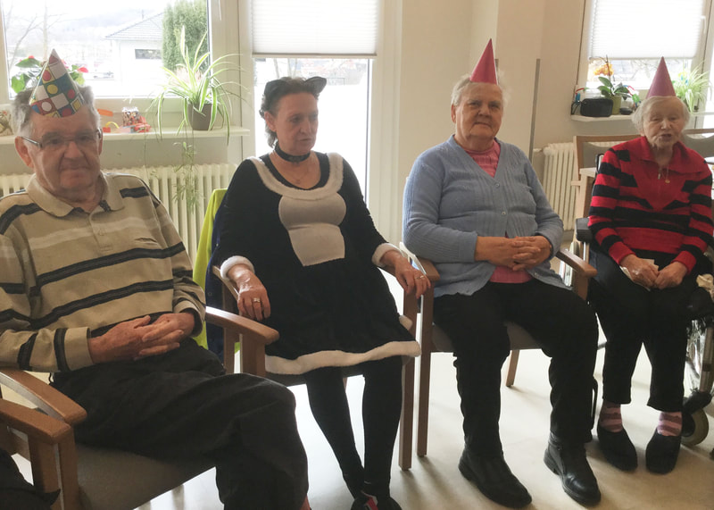 Brambor Pflegedienstleistungen Tagespflege Fasching Döbeln Senioren 2020