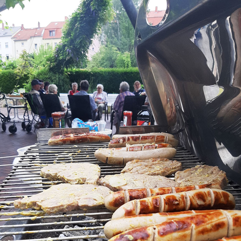brambor pflegedienst tagespflege rosswein park klienten grill Mahlzeiten