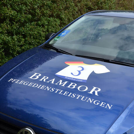 Brambor Pflegedienst VW Polo Fuhrpark WM Gewinnspiel Aktion
