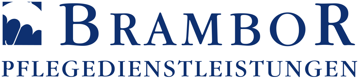 Brambor Pflegedienstleistungen – Logo mit Schirm