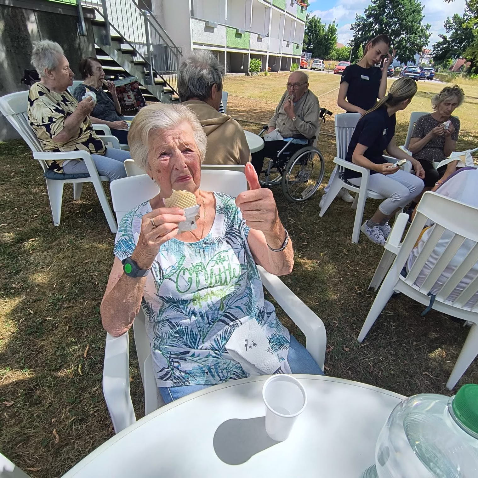 Eiszeit in der Tagespflege Sonnenterrassen