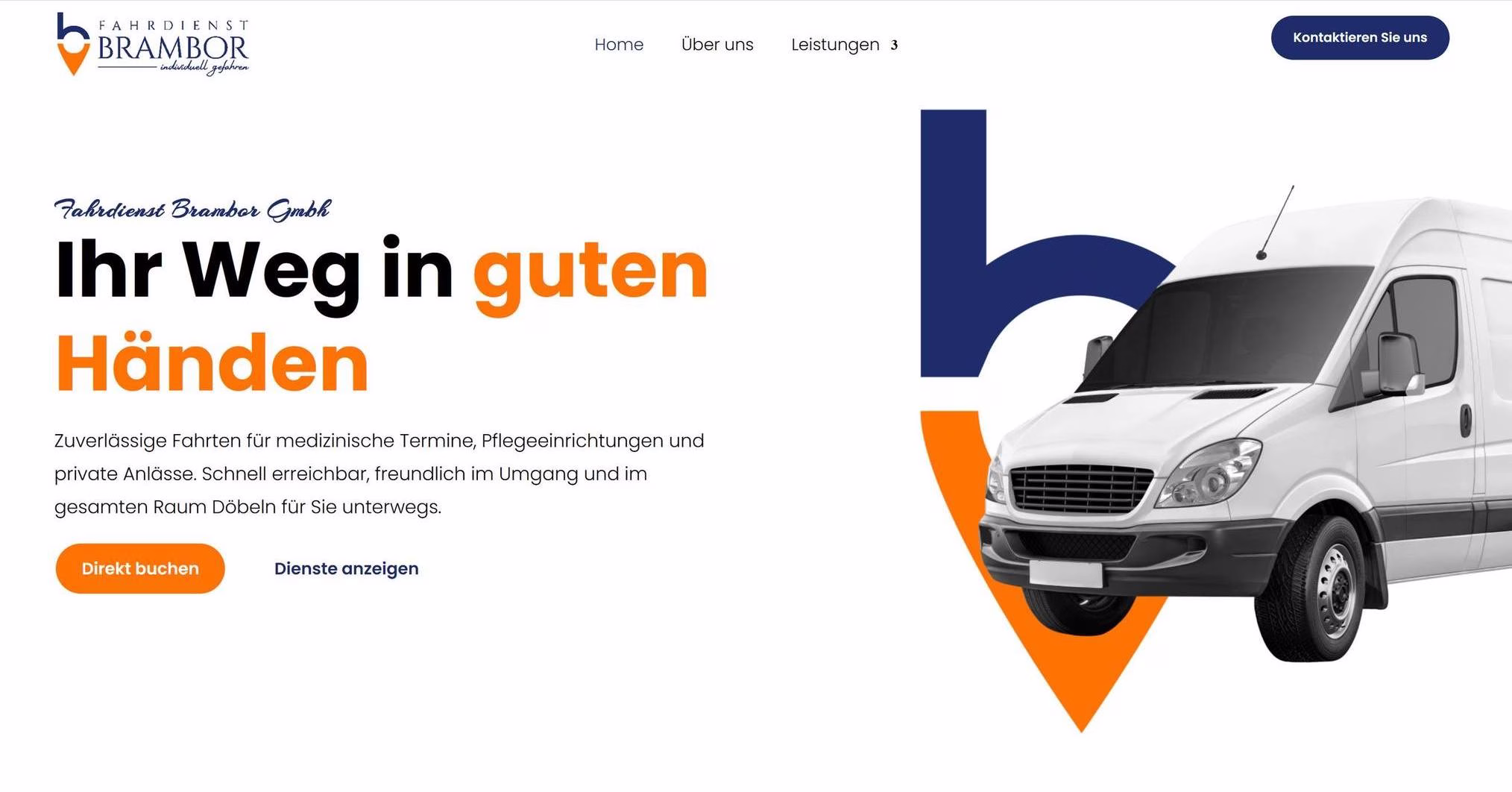 Der Fahrdienst Brambor ist online: Fahrten jetzt auch per Formular buchen