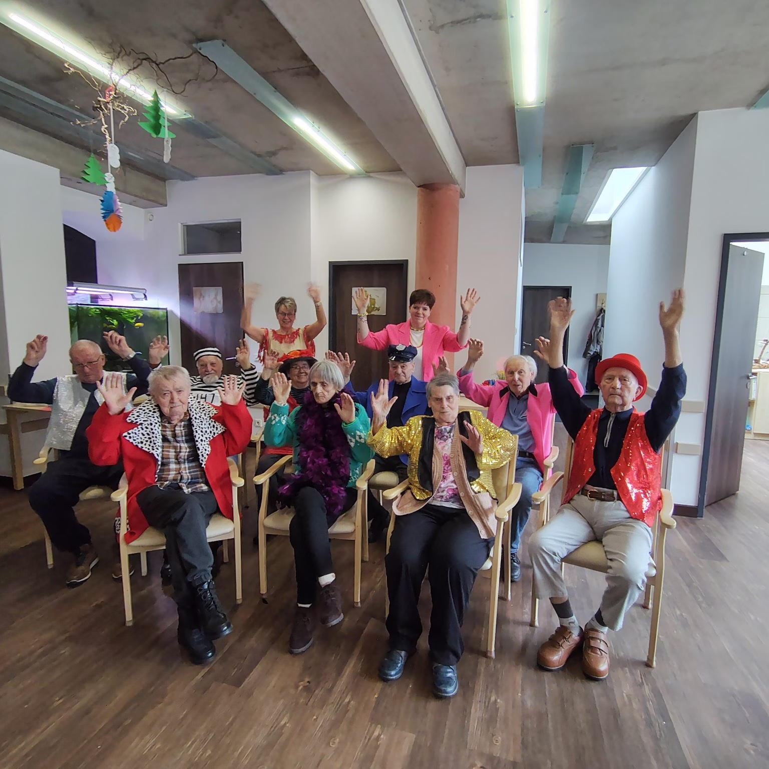 Fasching in der Tagespflege „Zur Sonne“