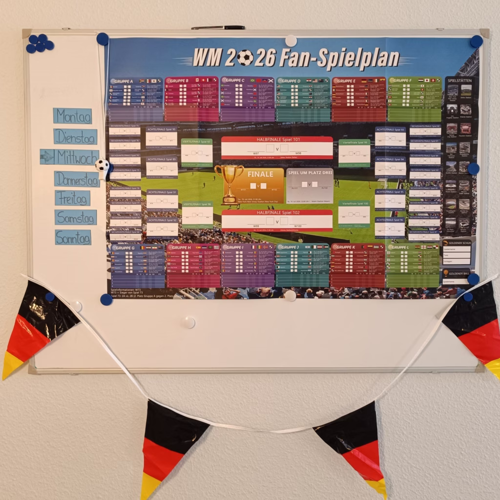 Fußballdekoration im Betreuten Wohnen Waldheim, Foto 2