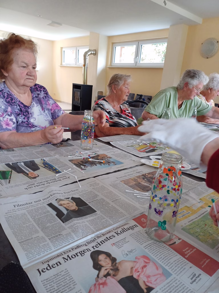 Vasen gestalten im Betreuten Wohnen Ostrau, Foto 5