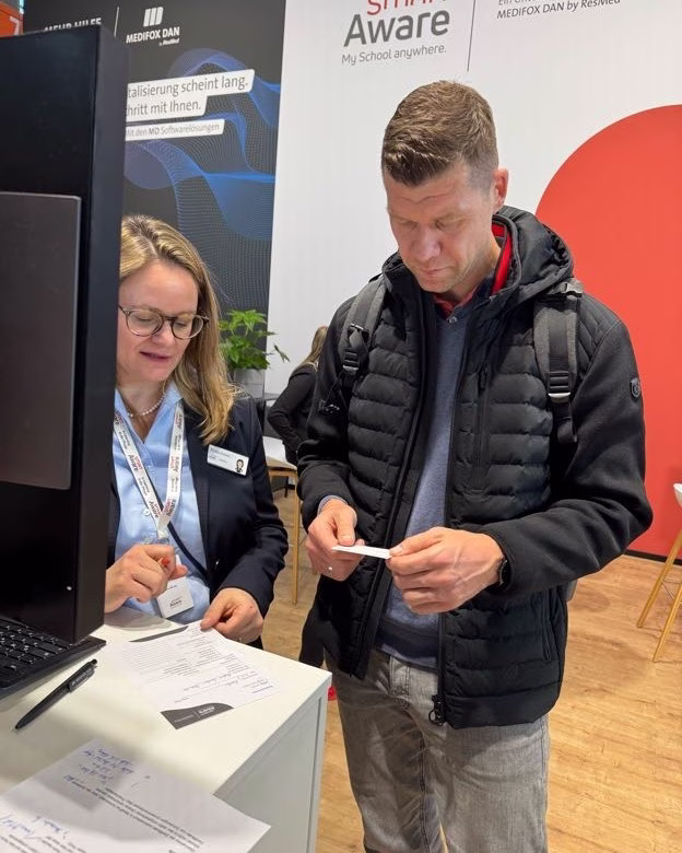 Besuch bei Medifox und smartAware auf der Altenpflegemesse, Foto 3