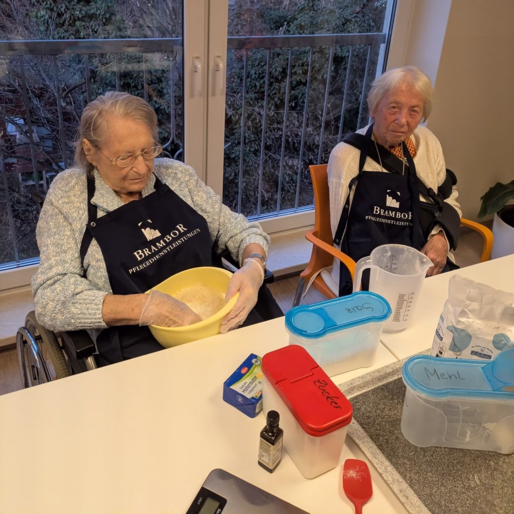 Adventsbasteln und Stollen in der Kurzzeitpflege, Foto 7