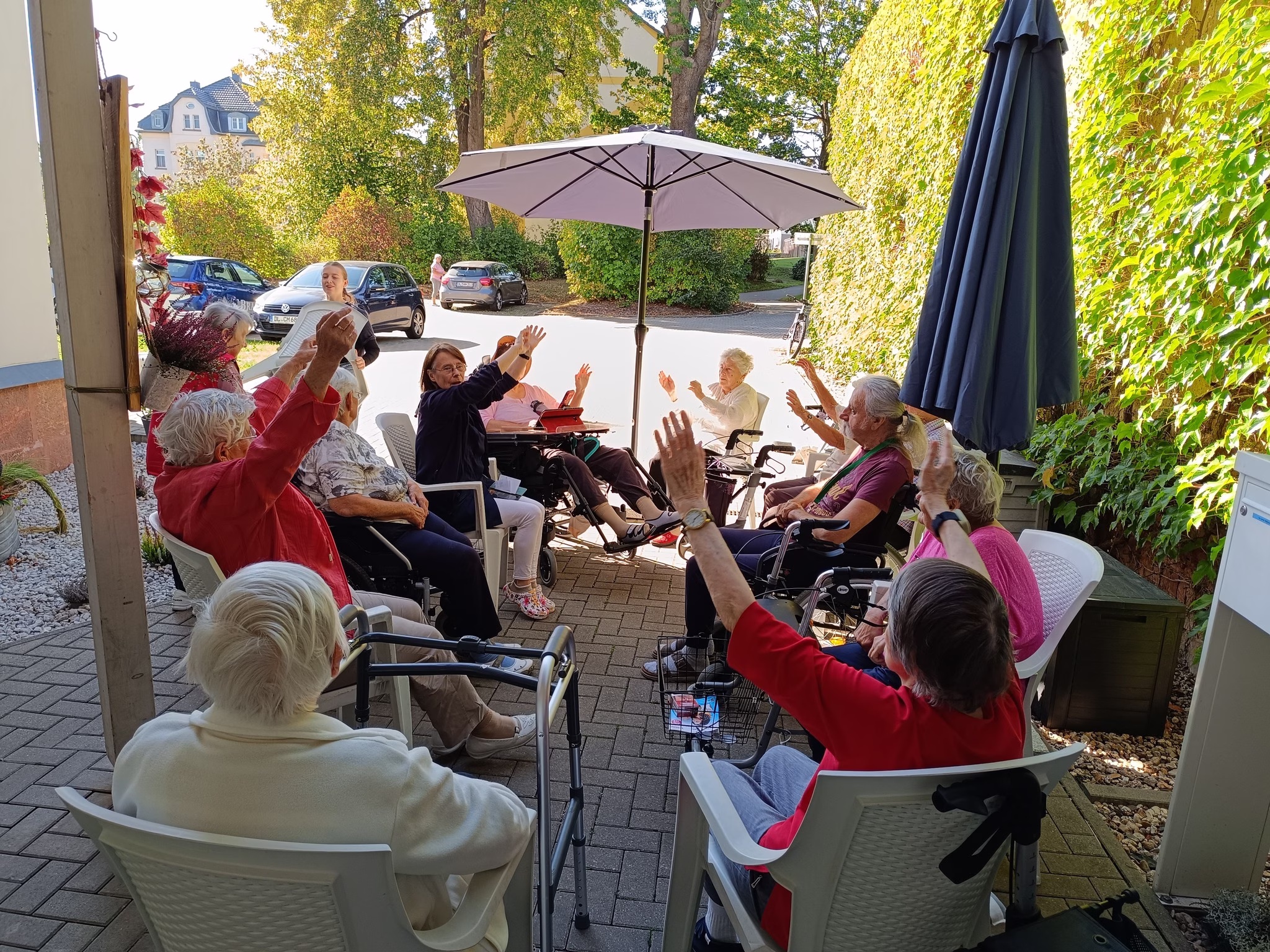 Sonnige Momente im Betreuten Wohnen Waldheim
