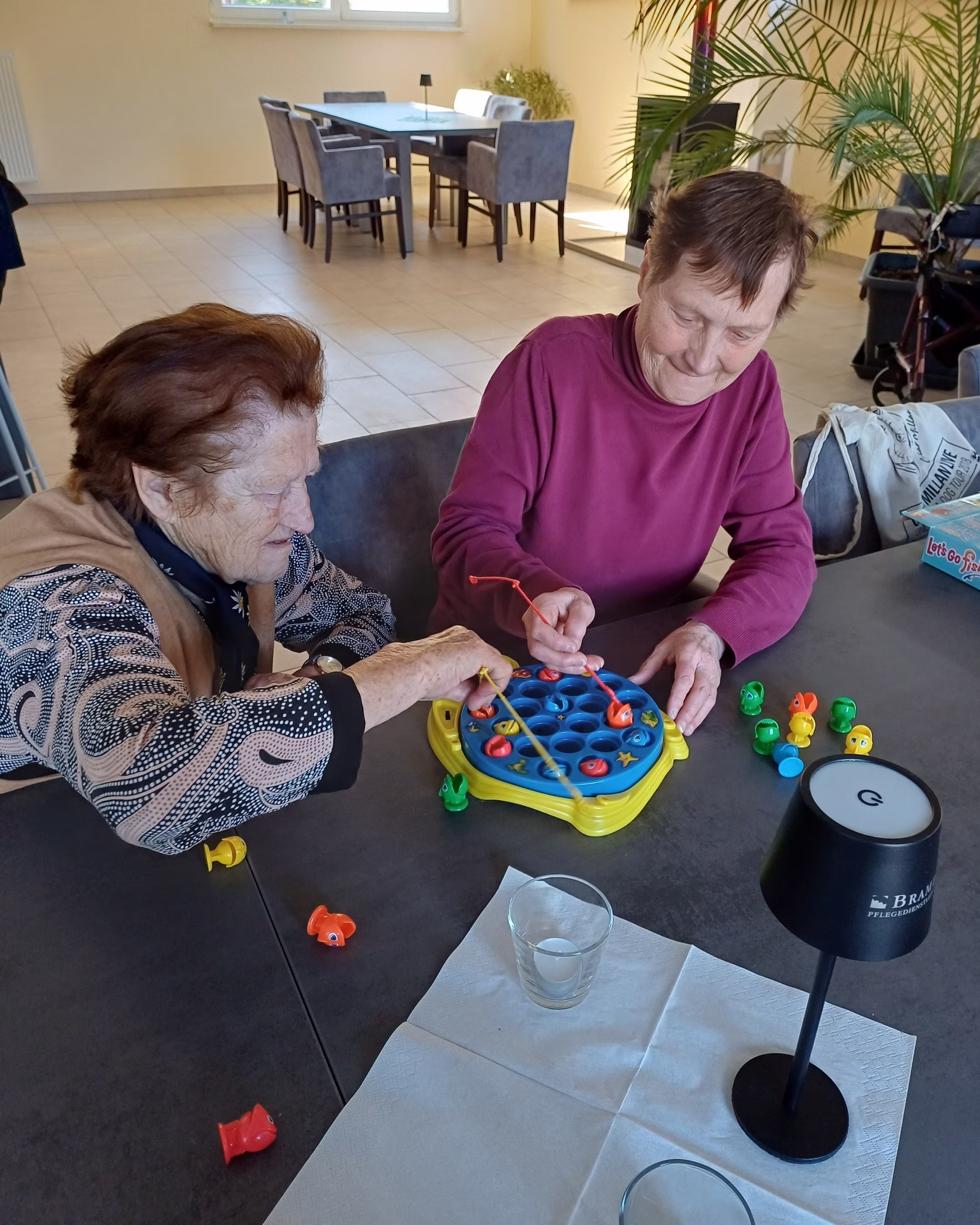 Spielerunde im Betreuten Wohnen Ostrau
