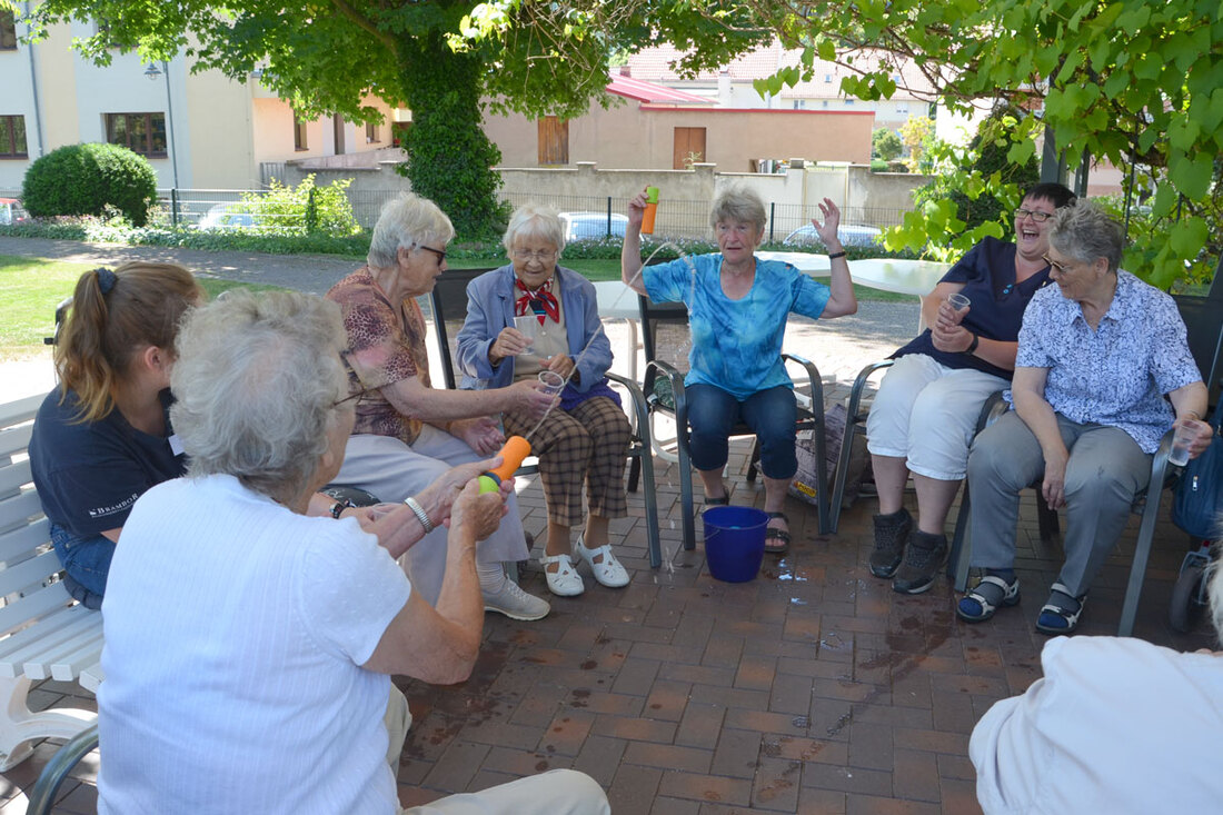 Wasserspiele die jung und fit halten