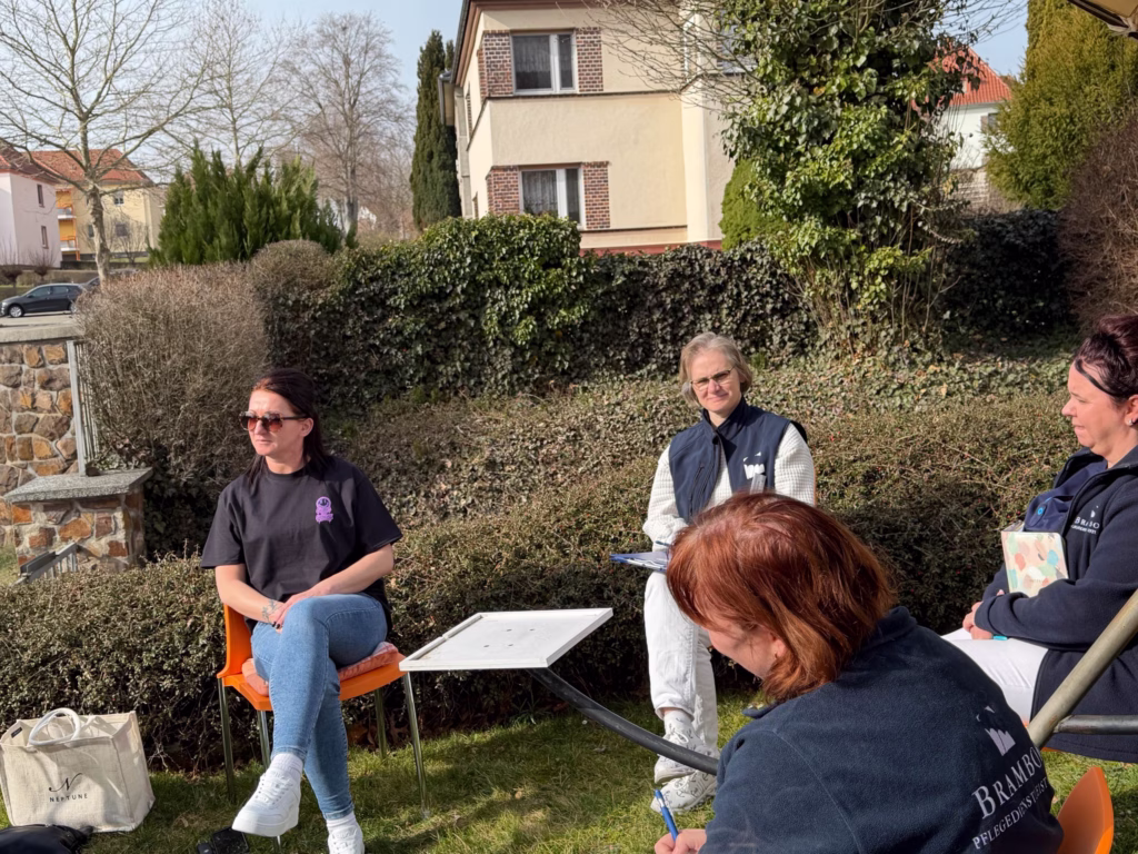 Teamberatung im Garten, Foto 7