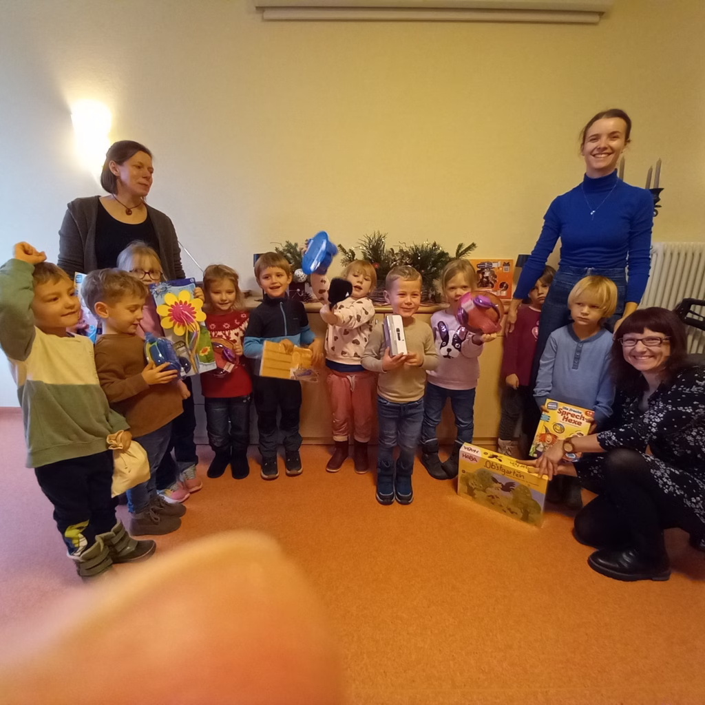 Besuch des Kindergartens Bussi Bär, Foto 2